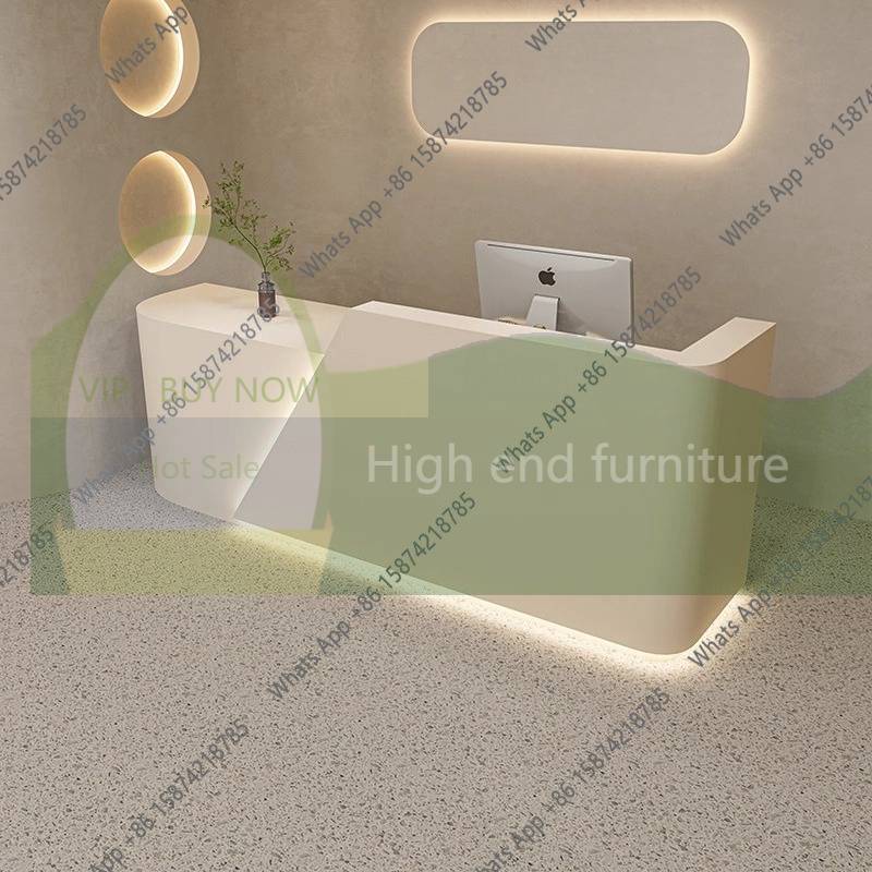 Office Furniture Logo - DC MT Witte Laden Receptiebalies Schoonheidssalon