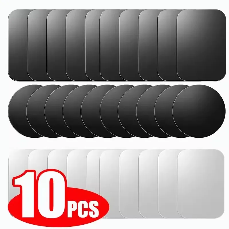 Magazine File Holder - 5/10 stuks magnetische metalen plaatjes, auto