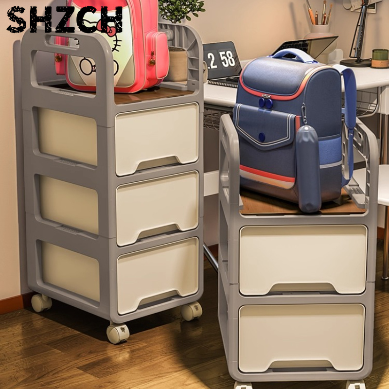 Book Cart Rolling - Moderne minimalistische rolwagen multifunctionele bureaulade opbergbox