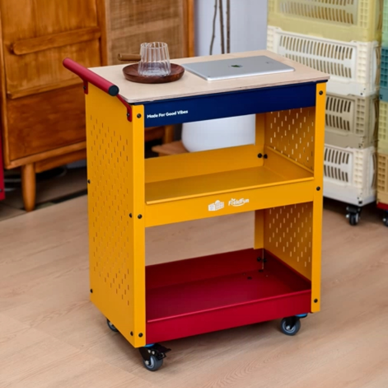 Book Cart Rolling - Pegboard Rolling Utility Cart Dopamine Verplaatsbare