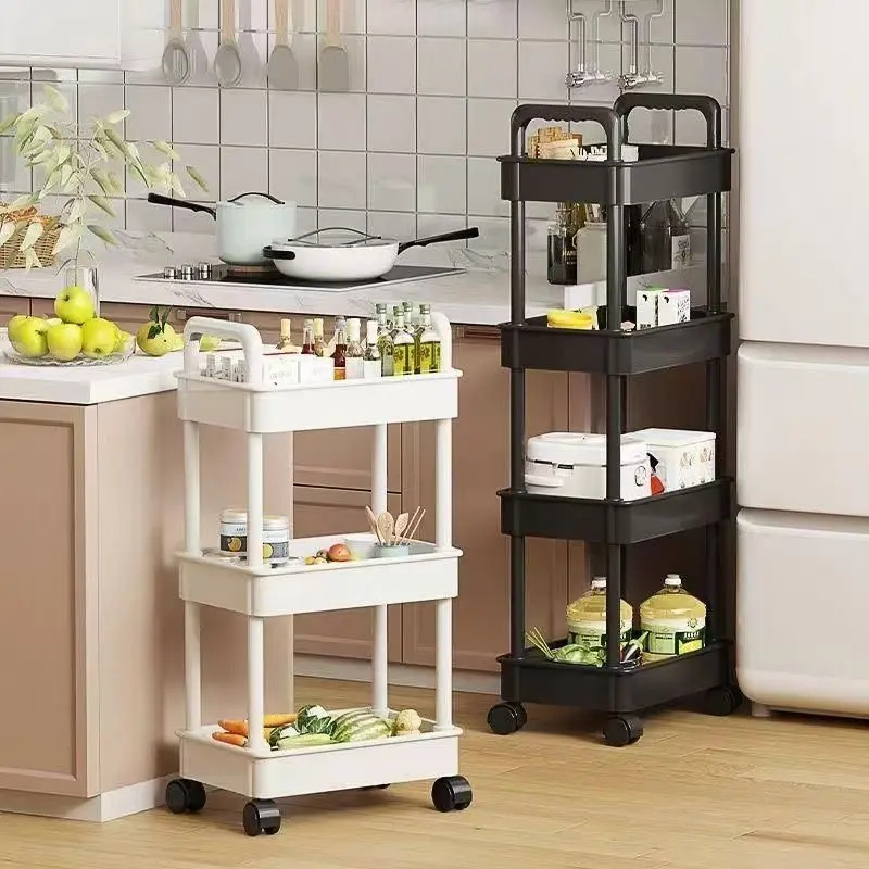 Book Cart Rolling - 5-laags rollende opbergwagen met wielen voor