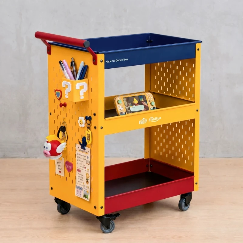 Pegboard Rolling Utility Cart  - Book Cart Rolling recensie en prijs
