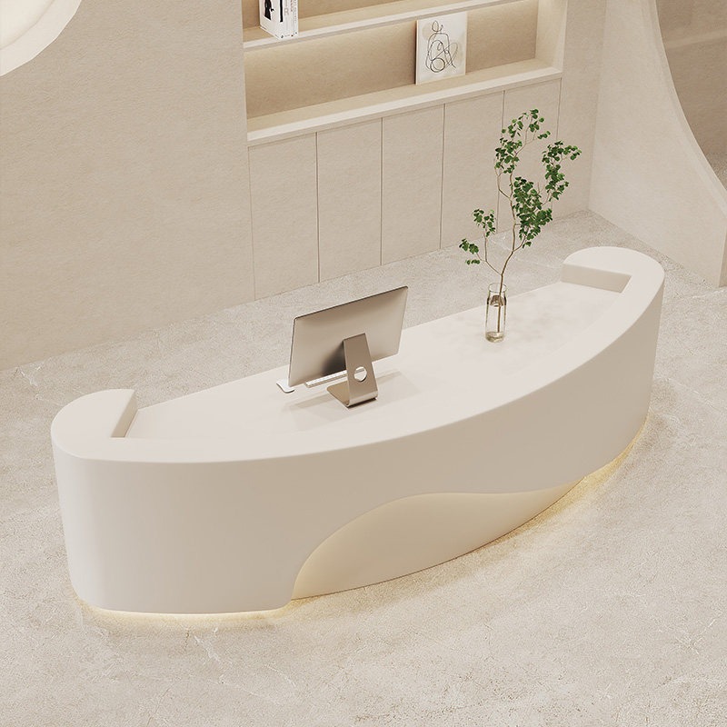 Boogvormige receptiebalie met  - Office Furniture Logo recensie en prijs