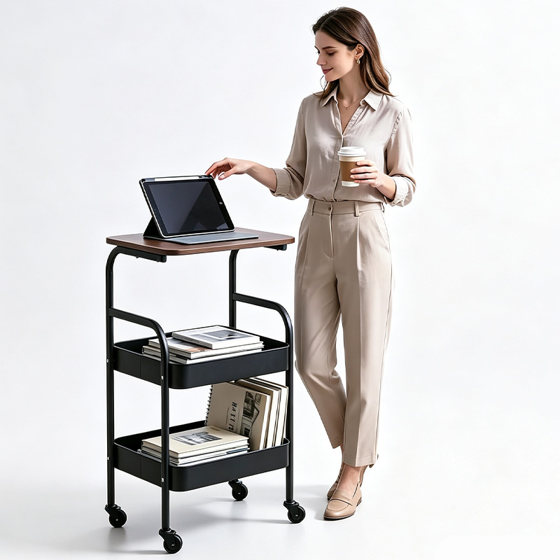 Mobiele, op wielen bewegende o - Book Cart Rolling recensie en prijs