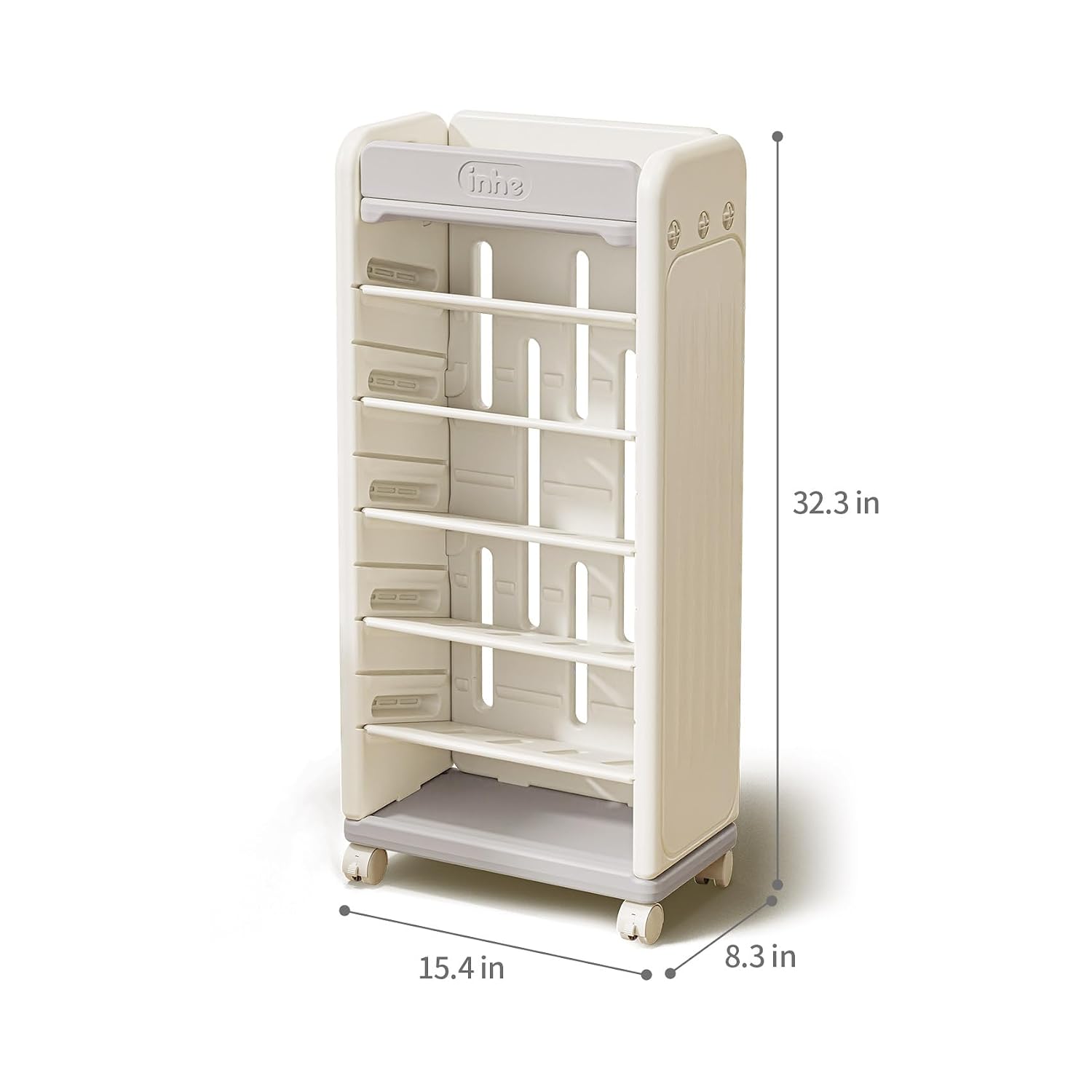 ®   7-laags boekenkar |   Mobi - Book Cart Rolling recensie en prijs