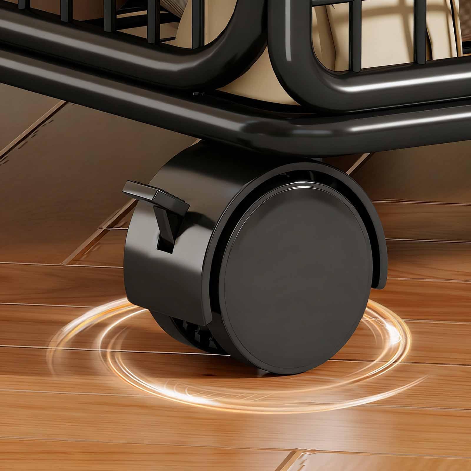 Rolbare mapenkar, opbergruimte - Book Cart Rolling recensie en prijs