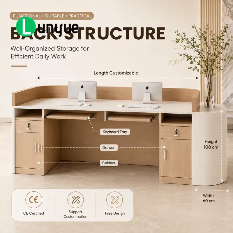 Moderne MDF receptiebalie met  - Office Furniture Logo recensie en prijs