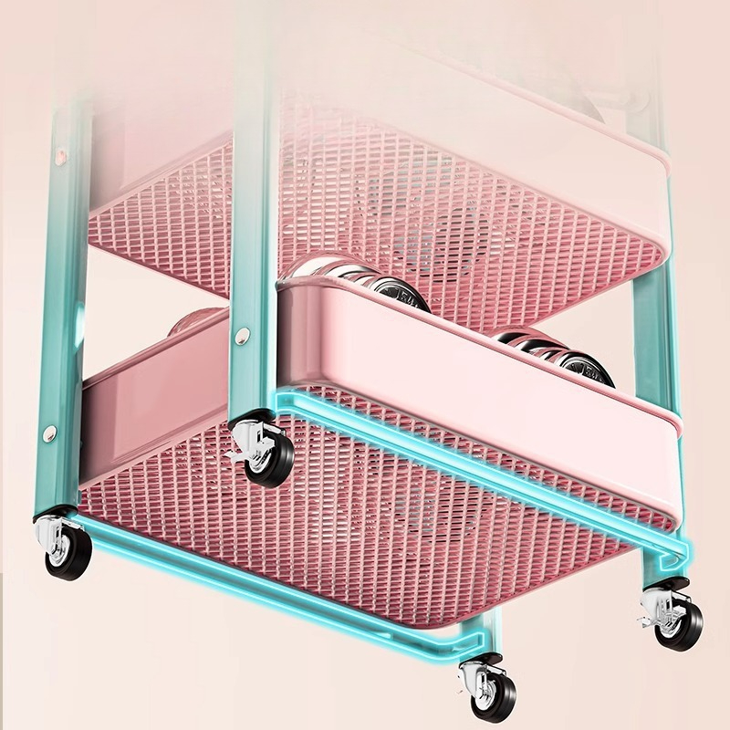 Opvouwbare multi-tier rolwagen - Book Cart Rolling recensie en prijs