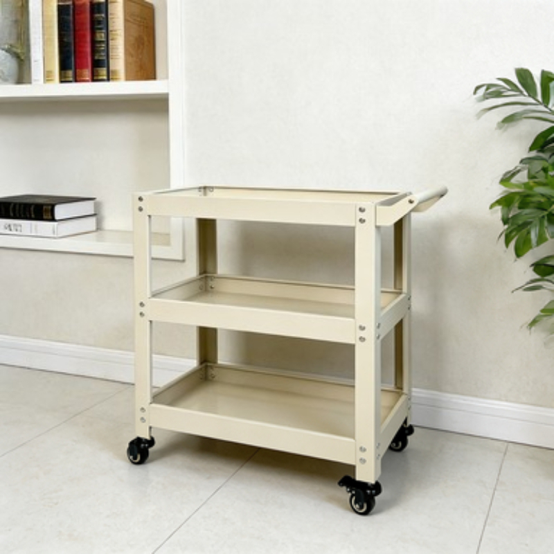 3-laags metalen opbergwagen, m - Book Cart Rolling recensie en prijs