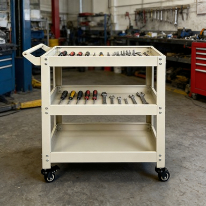 3-laags metalen opbergwagen, m - Book Cart Rolling recensie en prijs