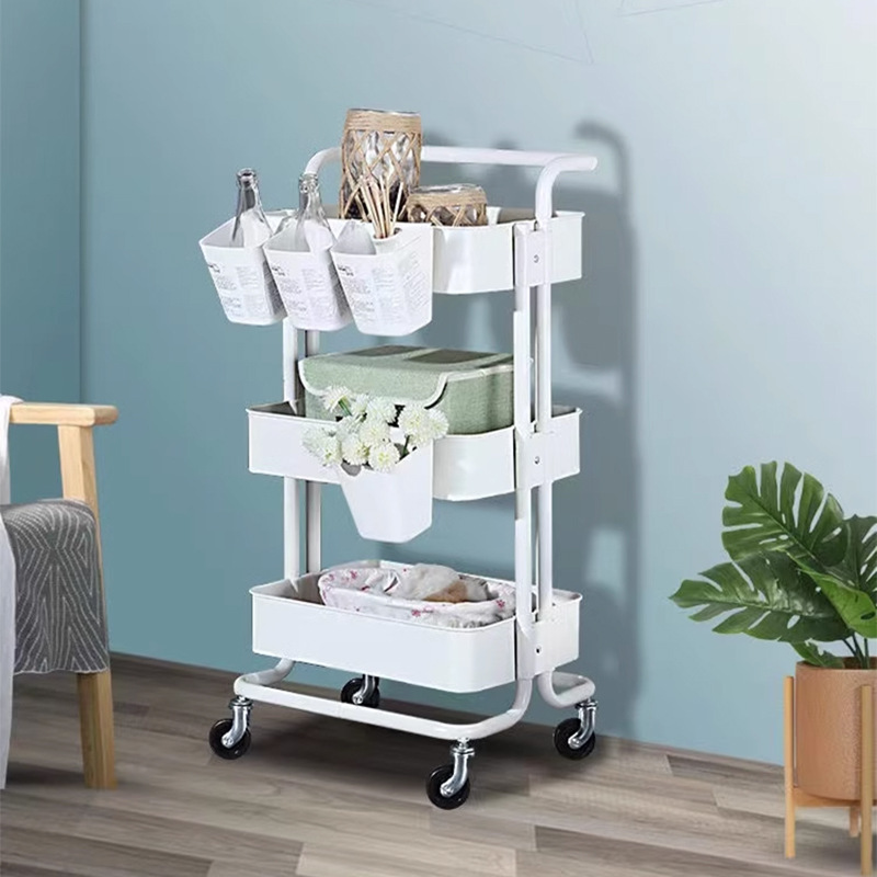 Mobiele opbergwagen voor nagel - Book Cart Rolling recensie en prijs