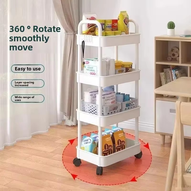 5-laags rollende opbergwagen m - Book Cart Rolling recensie en prijs