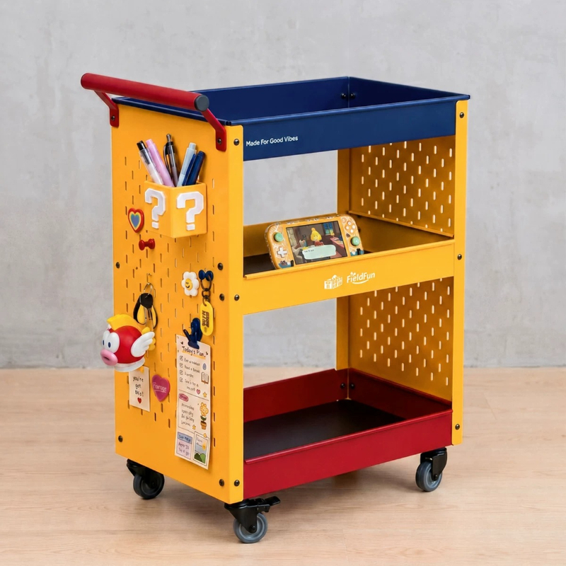 Pegboard Rolling Utility Cart  - Book Cart Rolling recensie en prijs