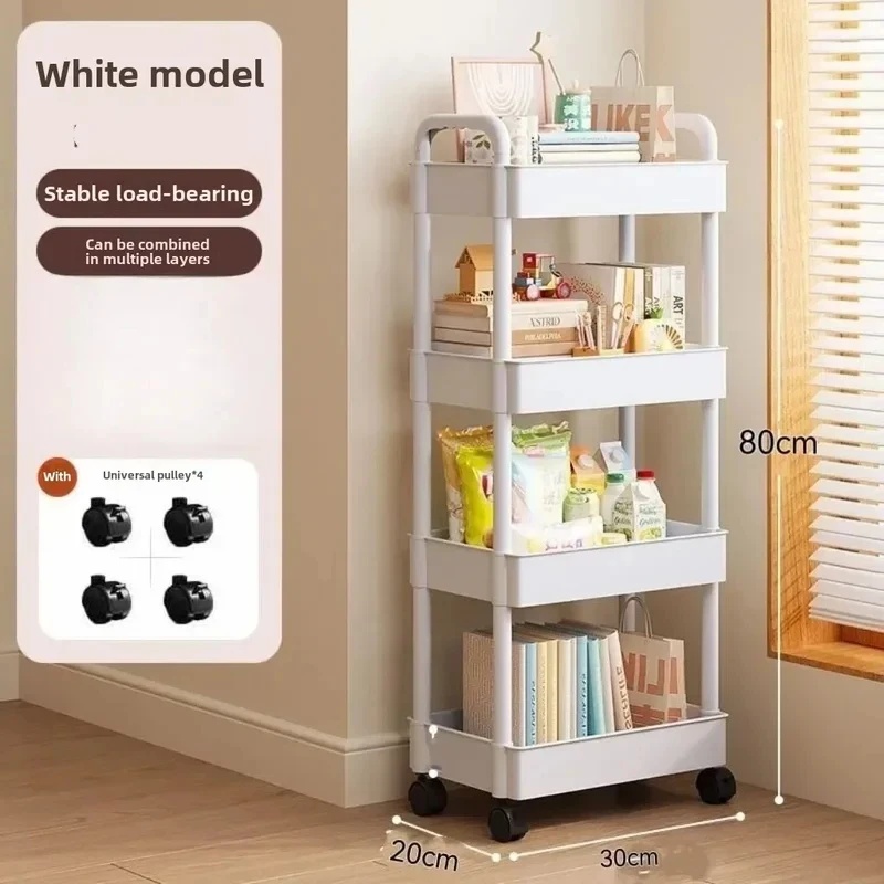 Verrijdbare opbergwagen met op - Book Cart Rolling recensie en prijs