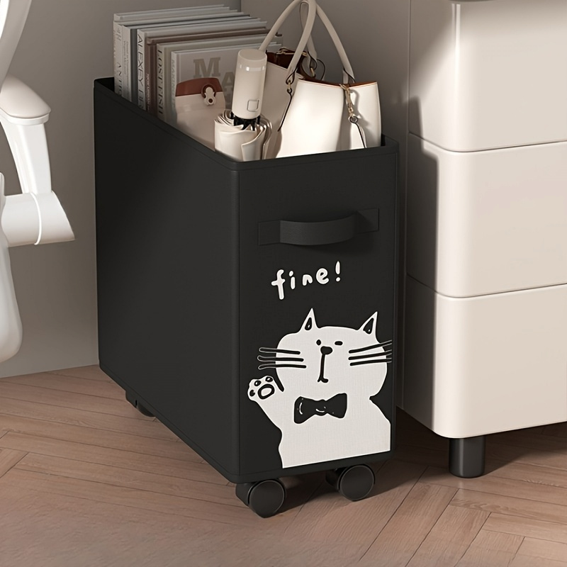 Opvouwbare opbergwagen onder h - Book Cart Rolling recensie en prijs