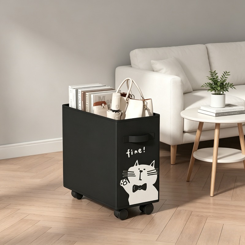Opvouwbare opbergwagen onder h - Book Cart Rolling recensie en prijs