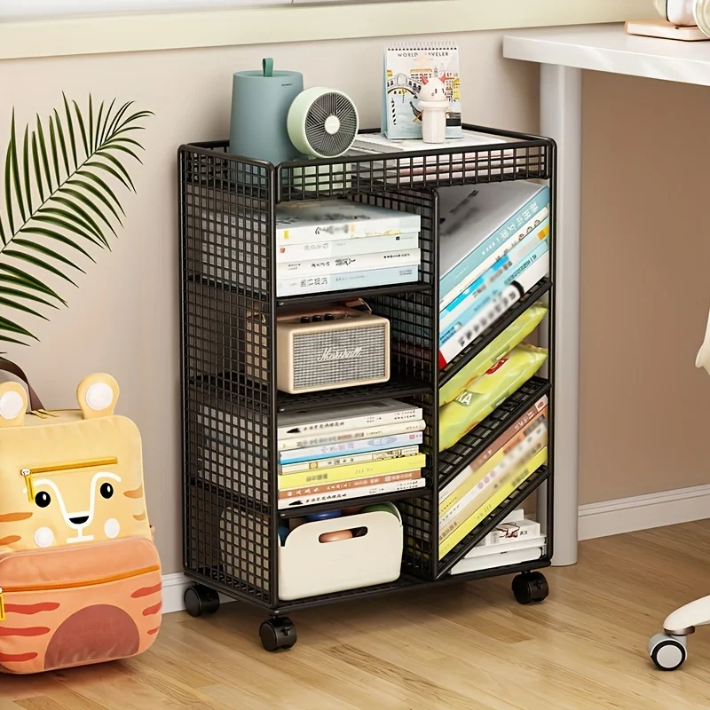 Rollende boekenwagen - Metalen - Book Cart Rolling recensie en prijs