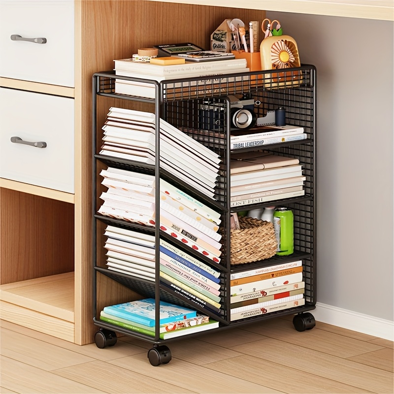 Rollende boekenwagen - Metalen - Book Cart Rolling recensie en prijs