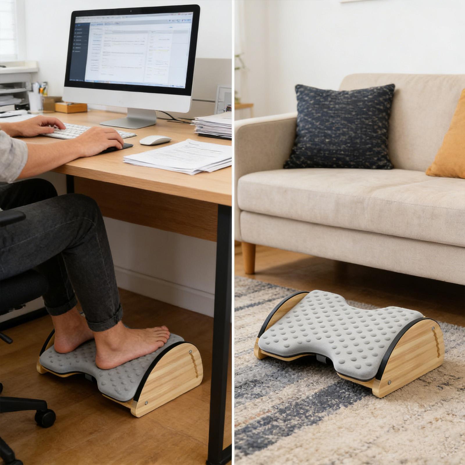 Verstelbare bamboe voetenbank  - Office Furniture In China recensie en prijs