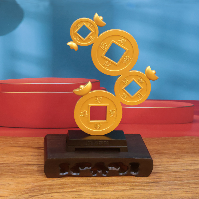 Groot metalen koperen geluksor - Office Furniture Phoenix recensie en prijs