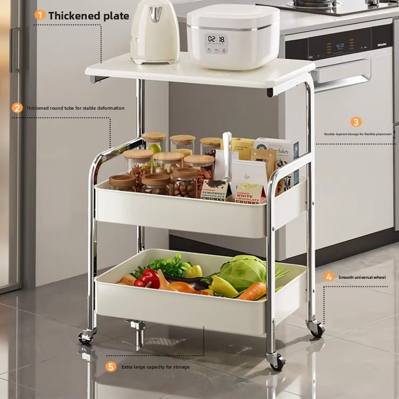 Rolbare opbergwagen met smalle - Book Cart Rolling recensie en prijs