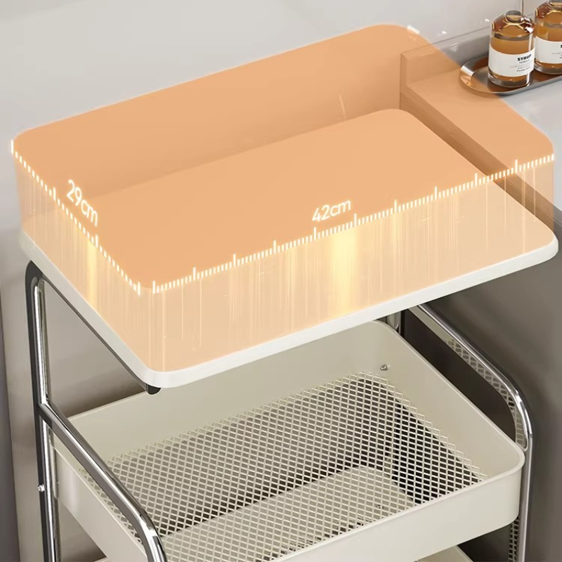 Rolbare opbergwagen met smalle - Book Cart Rolling recensie en prijs