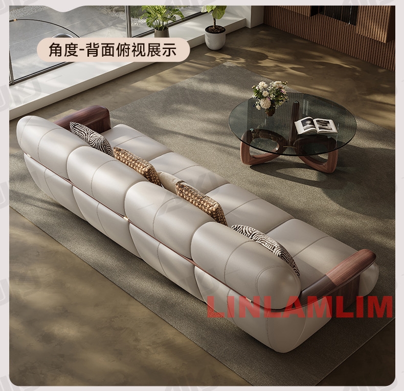 MANBAS Echt lederen bank, gest - Office Furniture In China recensie en prijs